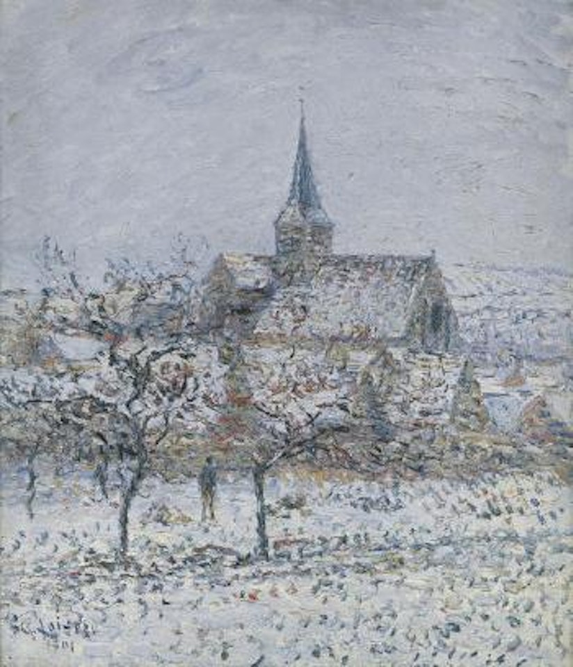 L'Eglise de Bennecourt by Gustave Loiseau