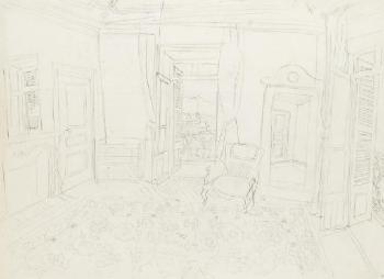 Chambre à Aix-les-Bains by Raoul Dufy