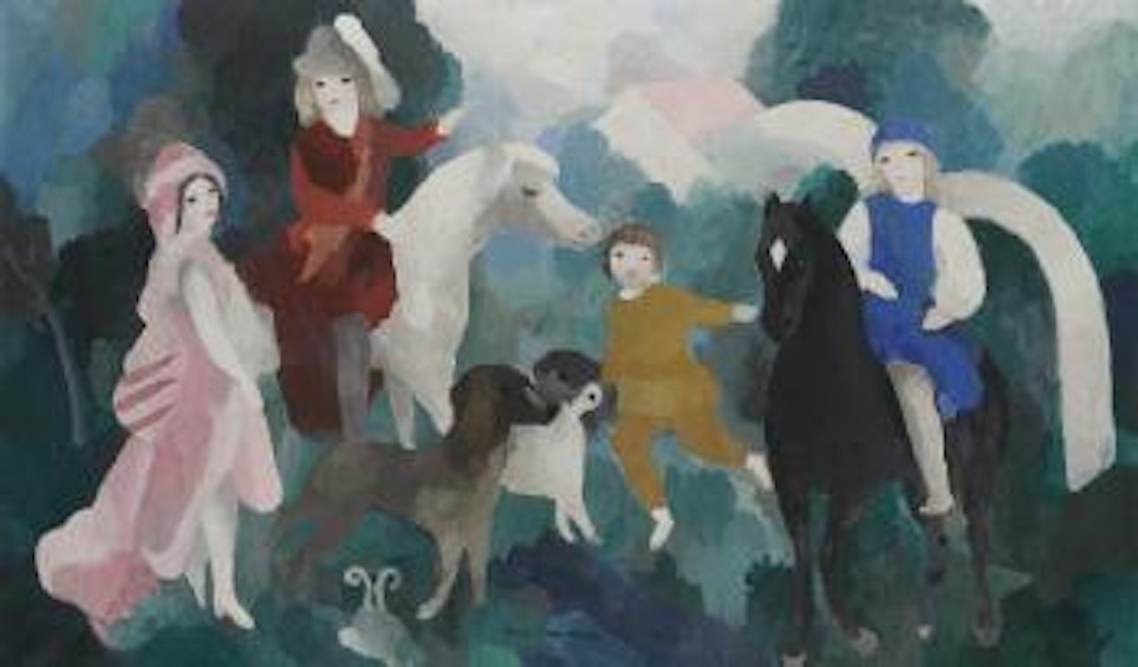 Au Bois (Trumeau de cheminée) by Marie Laurencin