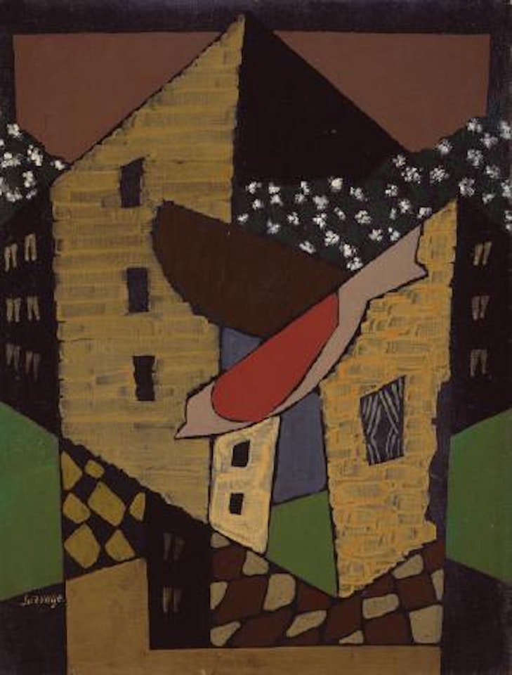 L'oiseau et la ville by Leopold Survage