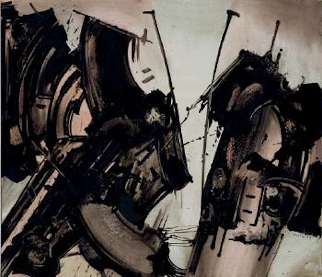 Un combat de Polyphème by Gianni Bertini