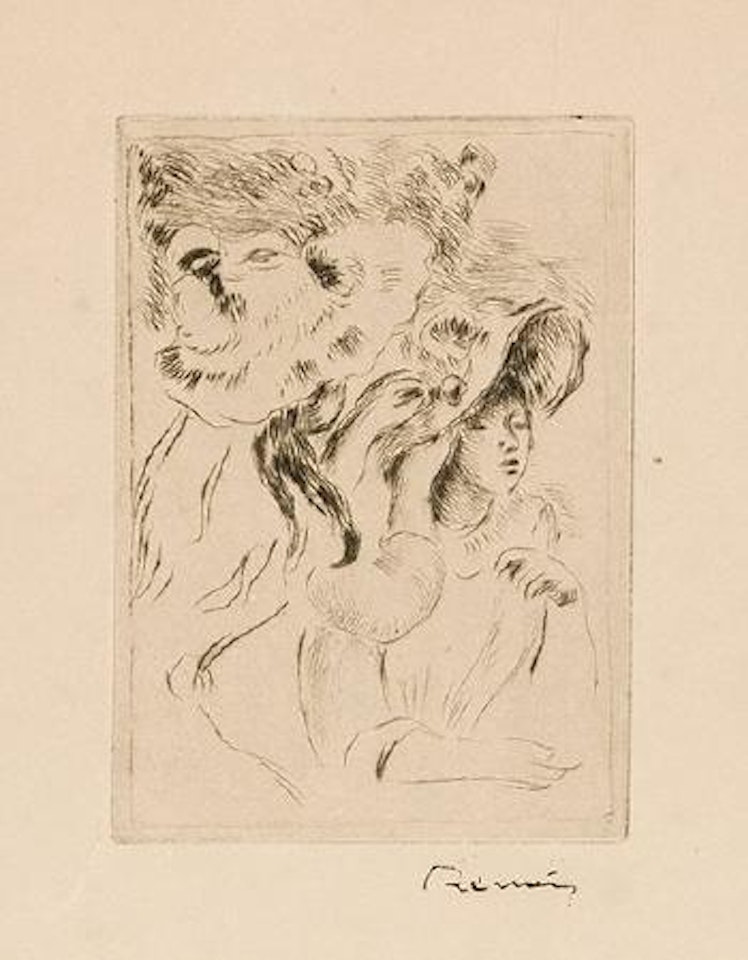 Le Chapeau Épinglé (Delteil 7) by Pierre-Auguste Renoir