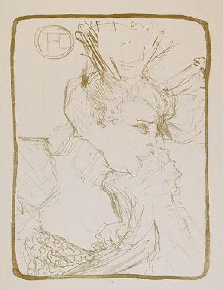 Mademoiselle Marcel Lender, en buste (Delteil 102; Adhemar 131 II; Adriani 115.111) by Henri de Toulouse-Lautrec