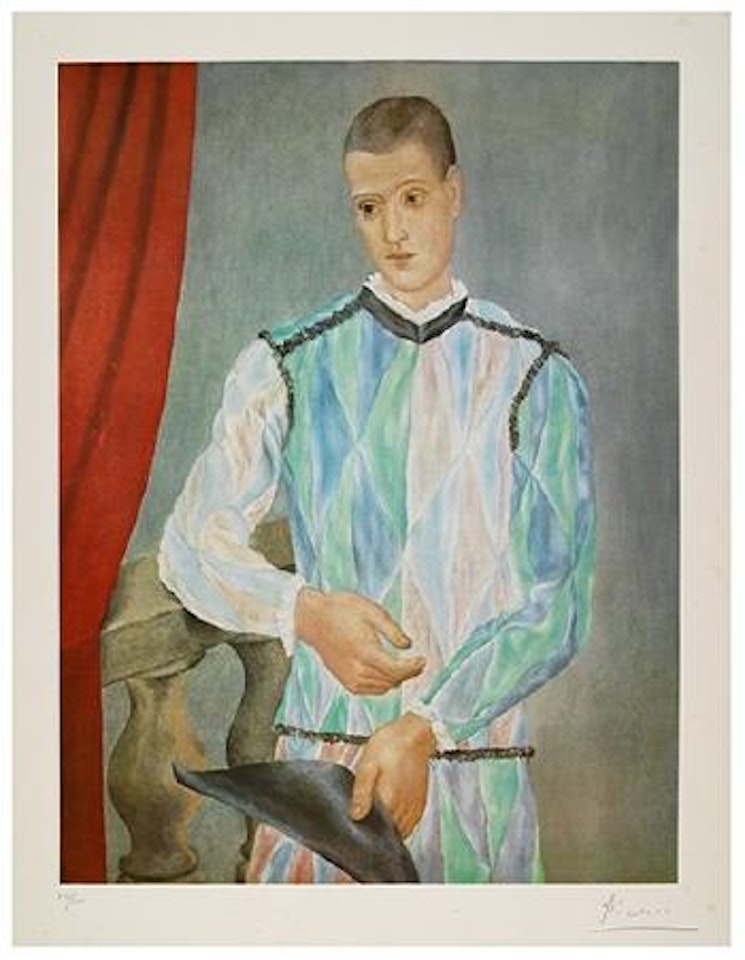 Arlequin, from Barcelona Suite by Pablo Picasso