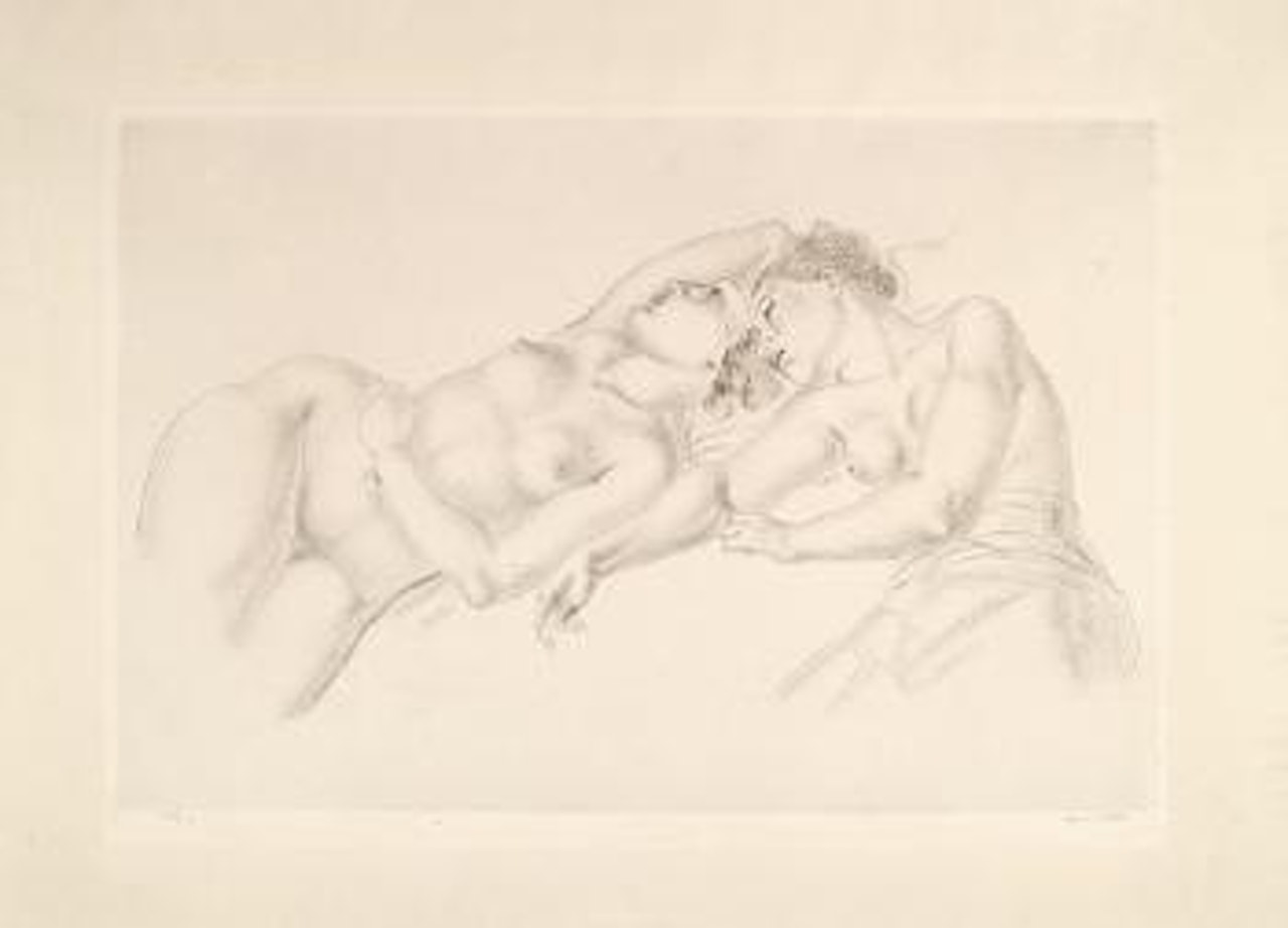 Les deux amies by Leonard Tsuguharu Foujita