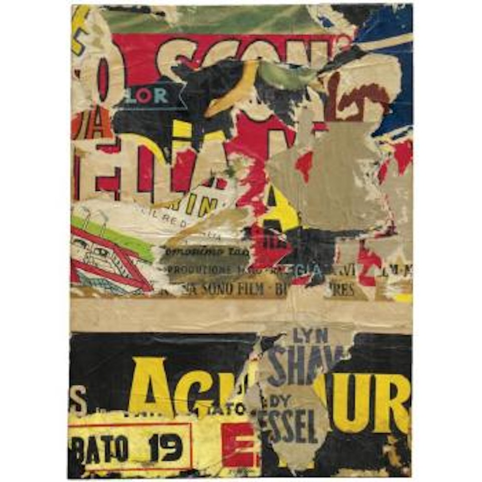 Sabato 19 by Mimmo Rotella