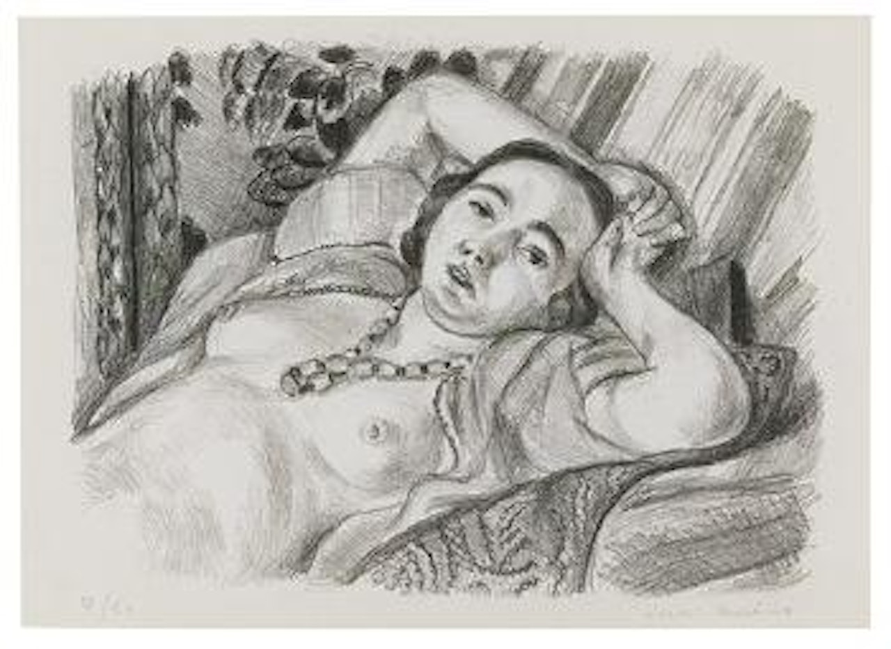 Odalisque au collier (Duthuit 434) by Henri Matisse