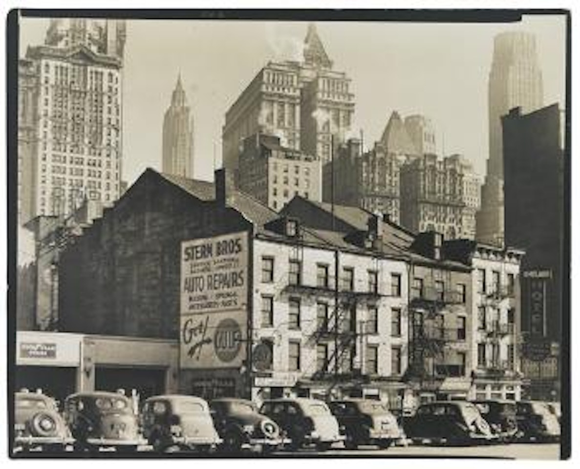 Vista From West Street by Berenice Abbott