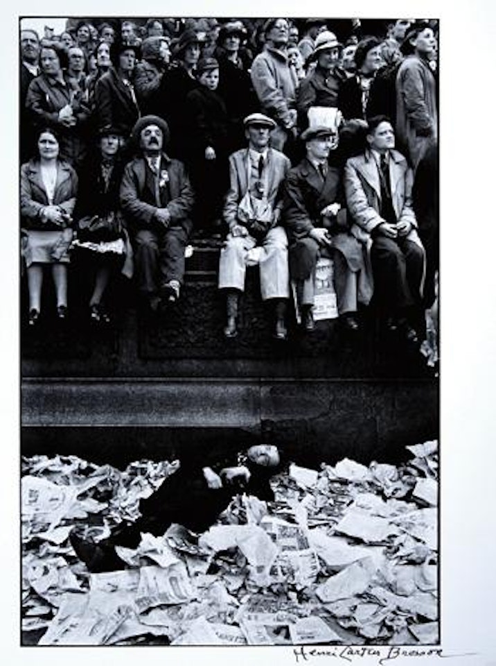 At the coronation of King George VI, London by Henri Cartier-Bresson