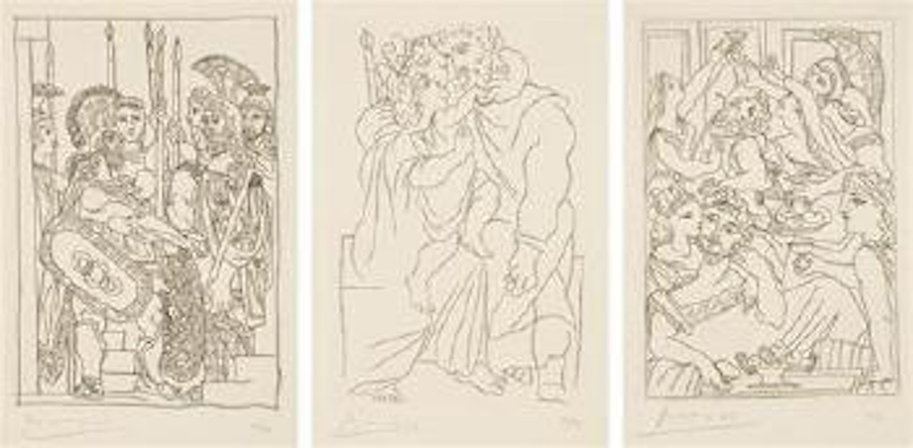 Lysistrata (B. 267-272; C.B. 24) by Pablo Picasso