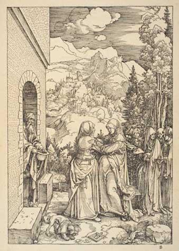 The Visitation (Bartsch 84; Meder 196) by Albrecht Dürer