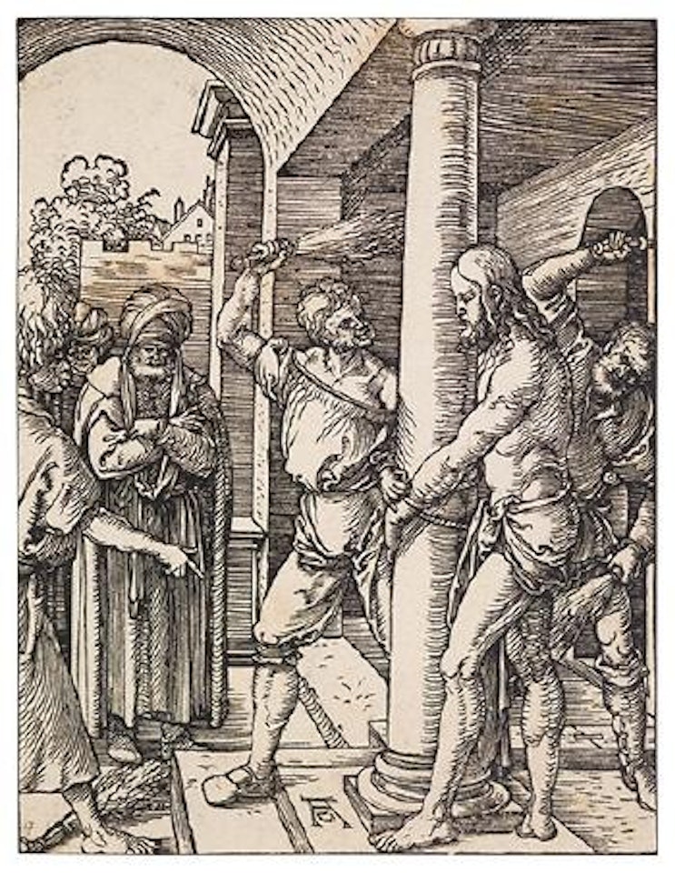 The flagellation (Bartsch 33; Meder 142) by Albrecht Dürer