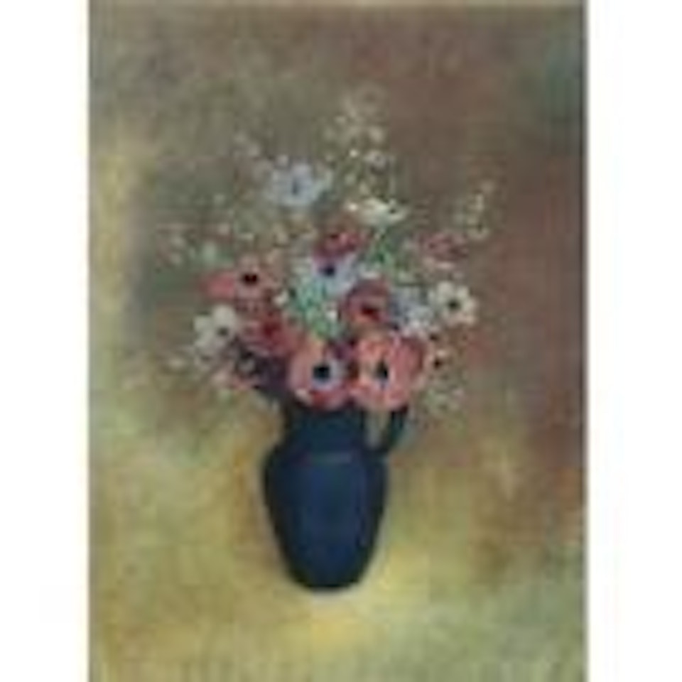 Anemones dans une cruche by Odilon Redon