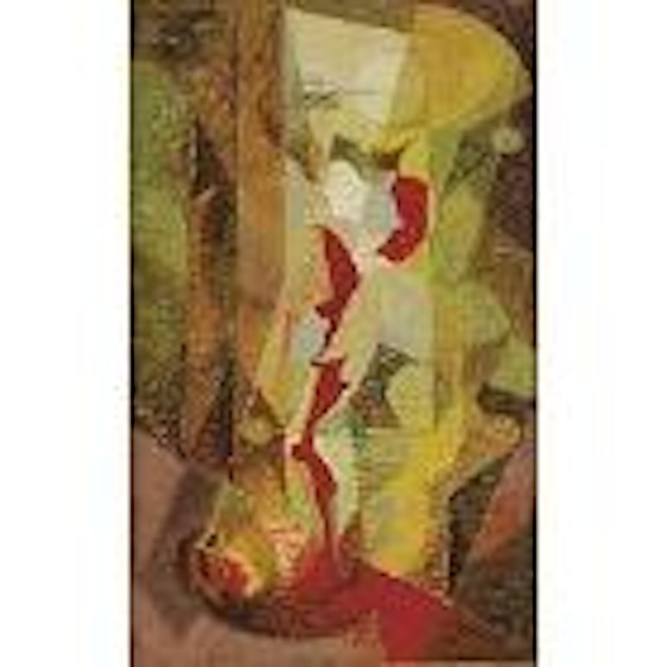 Personnage entrant dans une chambre by André Masson
