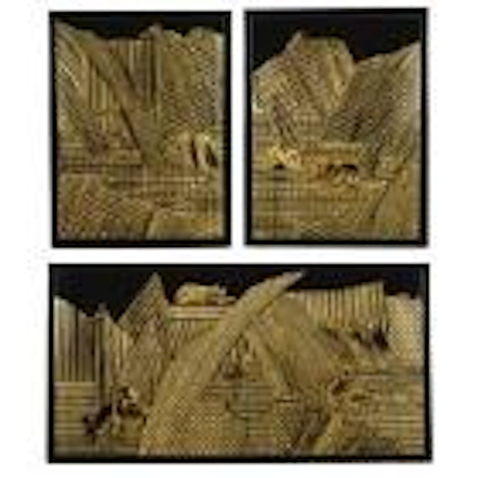 Models for panels for the Salon Ovale on the Oceanliner L'Atlantique by Jean Dunand