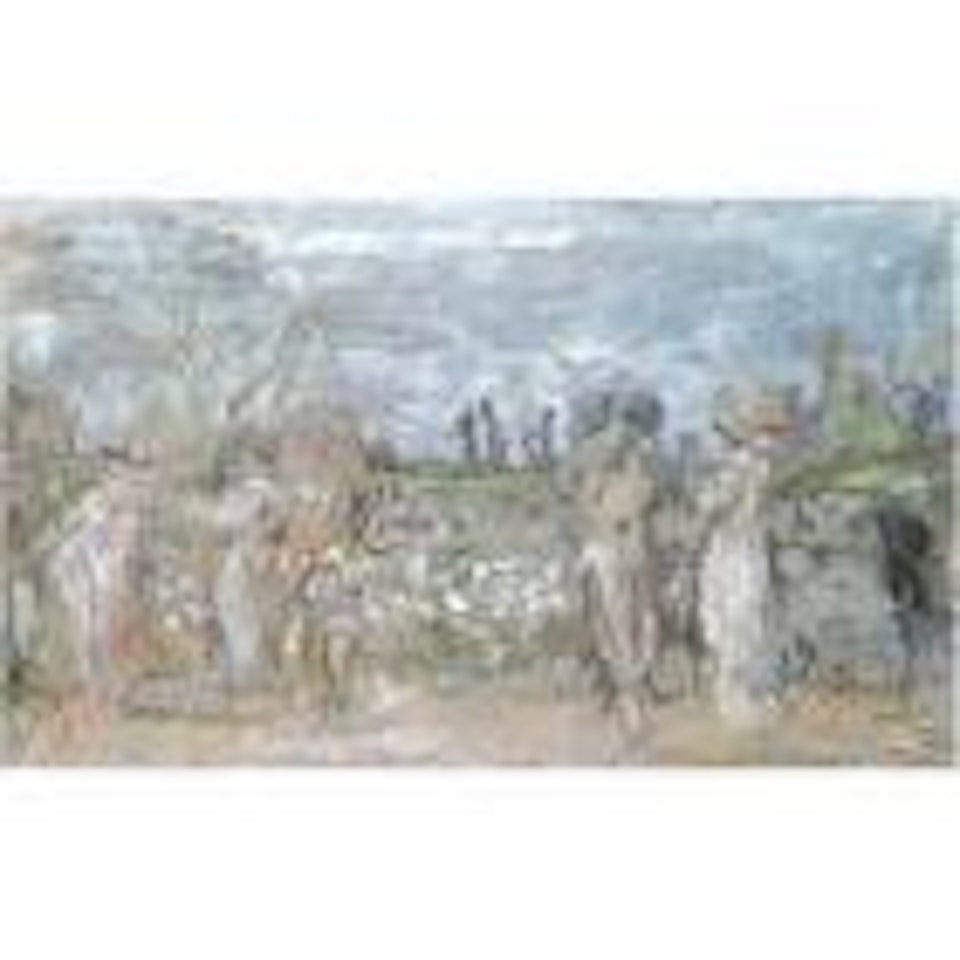 Comediens dans les sous bois by Édouard Vuillard