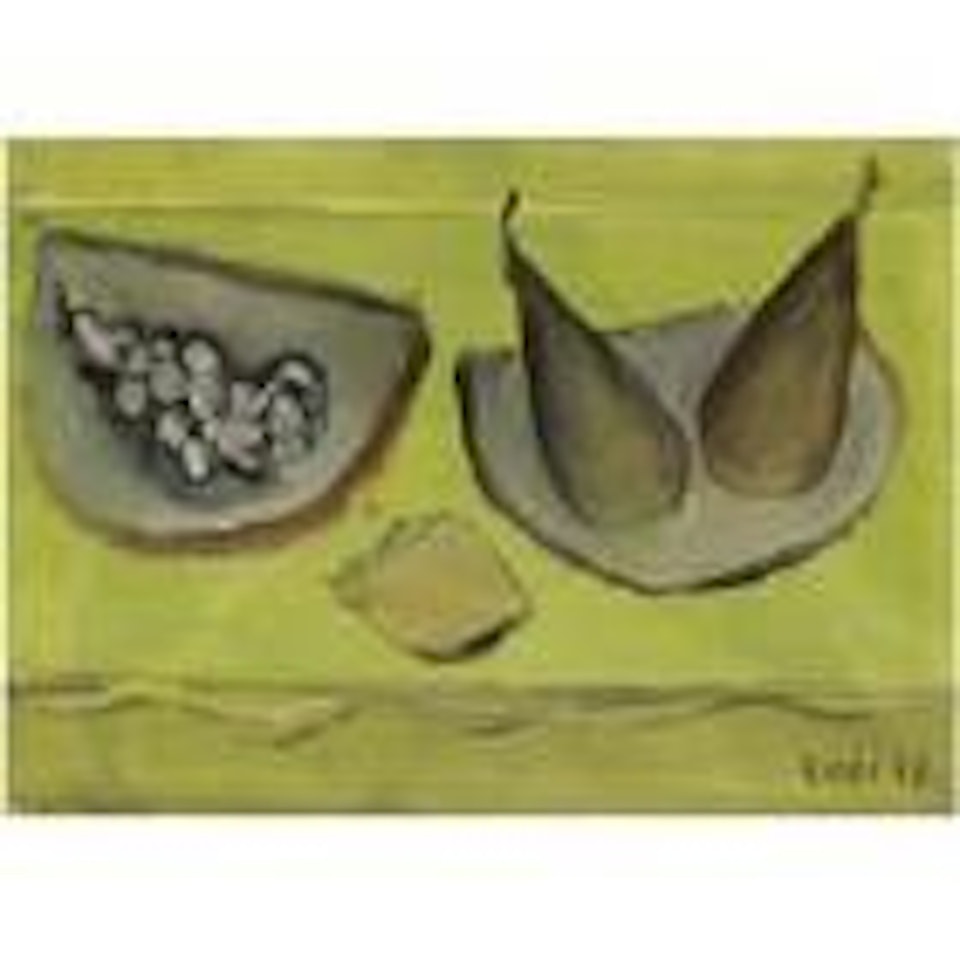Composition sur fond jaune by Francisco Bores