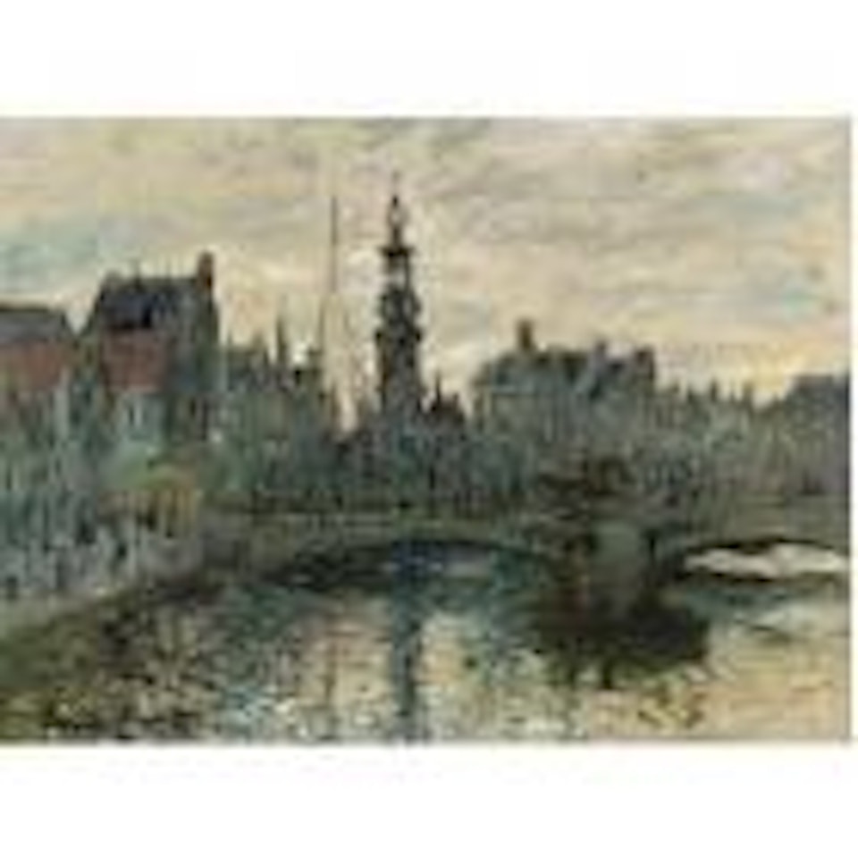 Le Binnen-Amstel, Amsterdam by Claude Monet