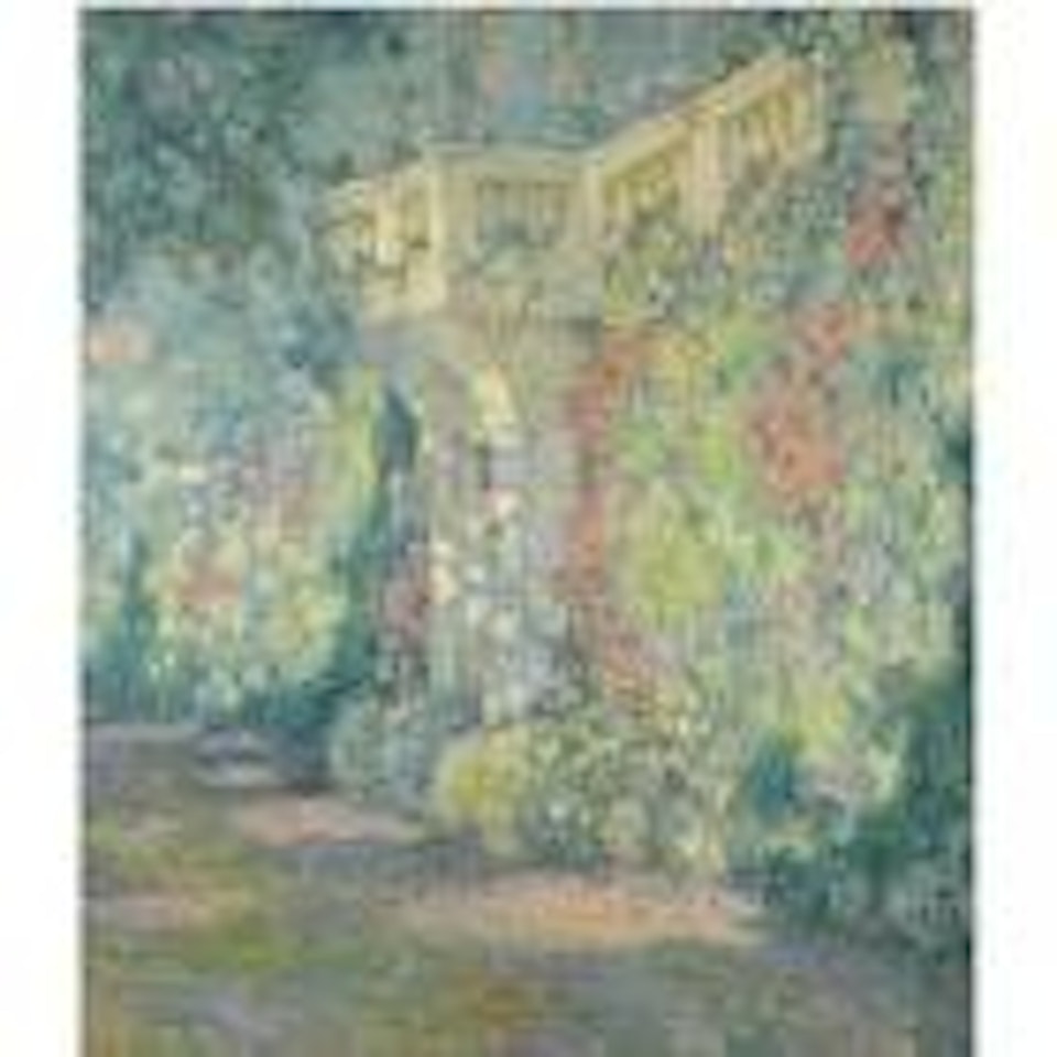 La balustrade, la porte de la terrasse by Henri Le Sidaner