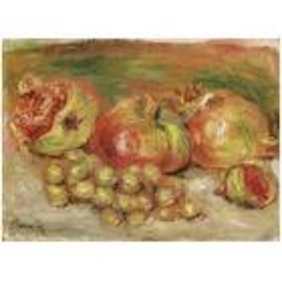 Grenades et raisins by Pierre-Auguste Renoir