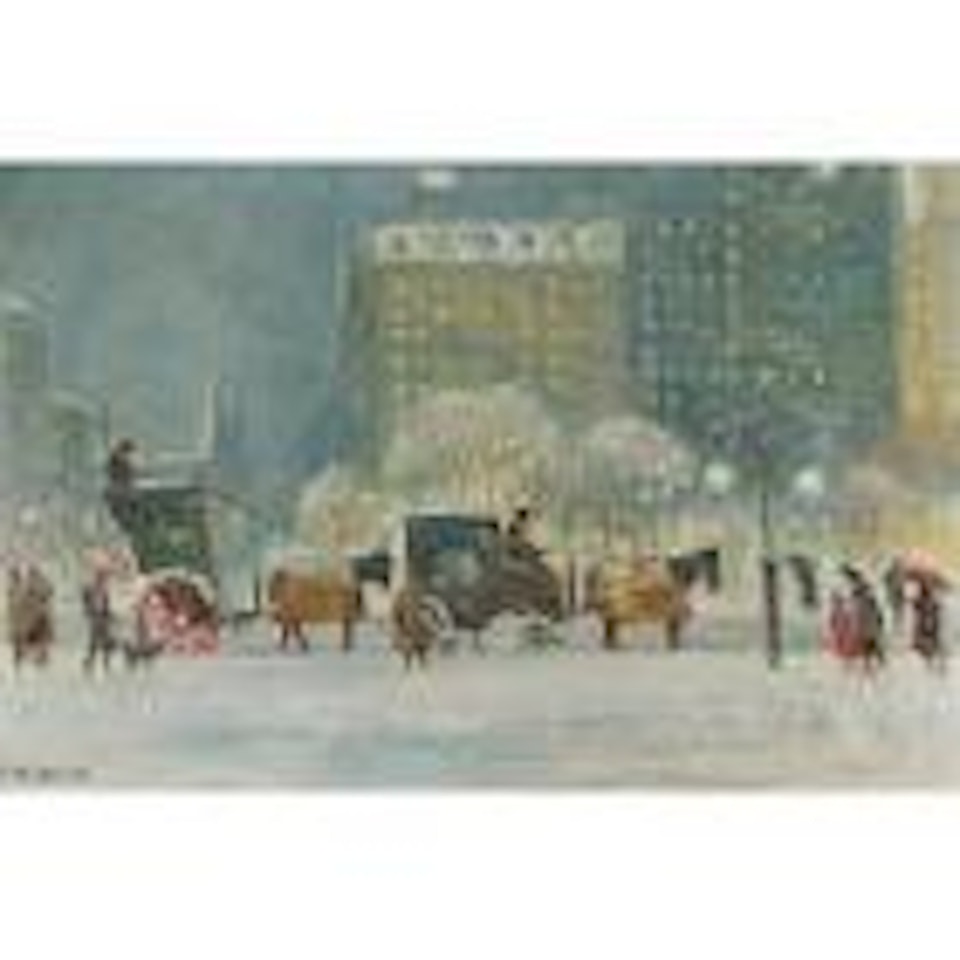 Early evening at the plaza by Guy Carleton Wiggins