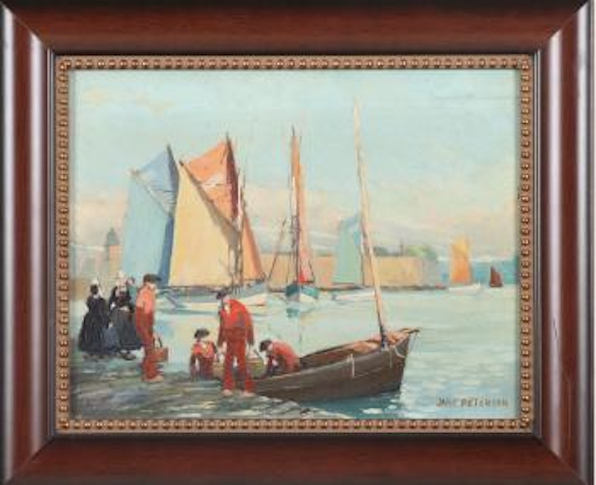 Brittany Harbor, St. Maol by Jane Peterson