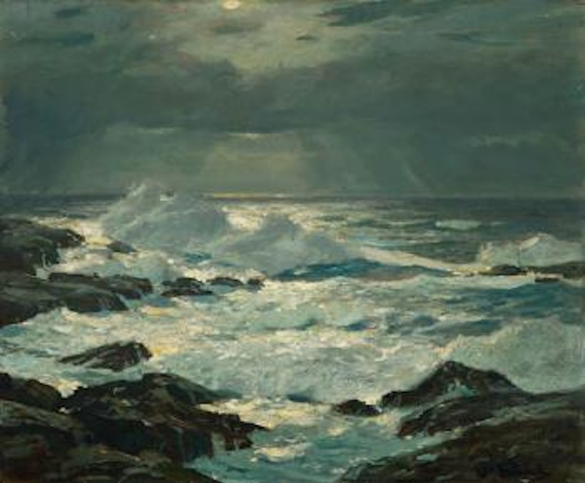 Moonlight Sonata, seascape by William Ritschel