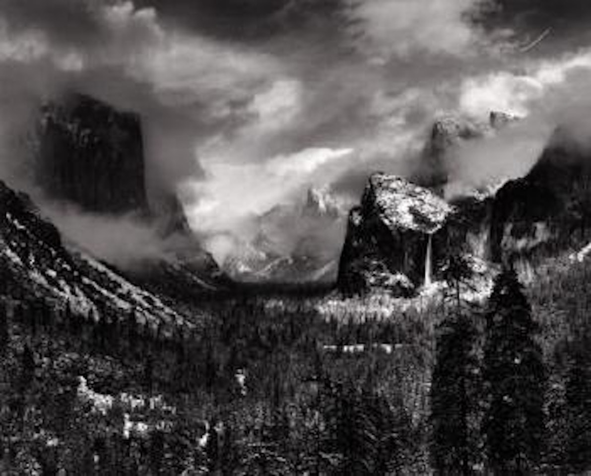 Clearing winter storm by Ansel Adams