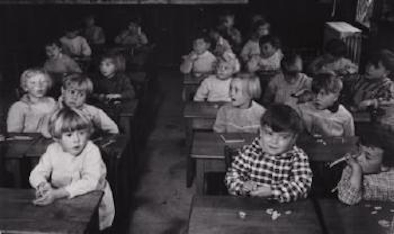 Classroom of children by André Kertész