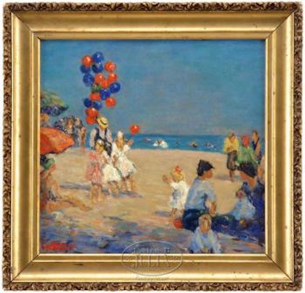 The balloon seller by Edward Henry Potthast