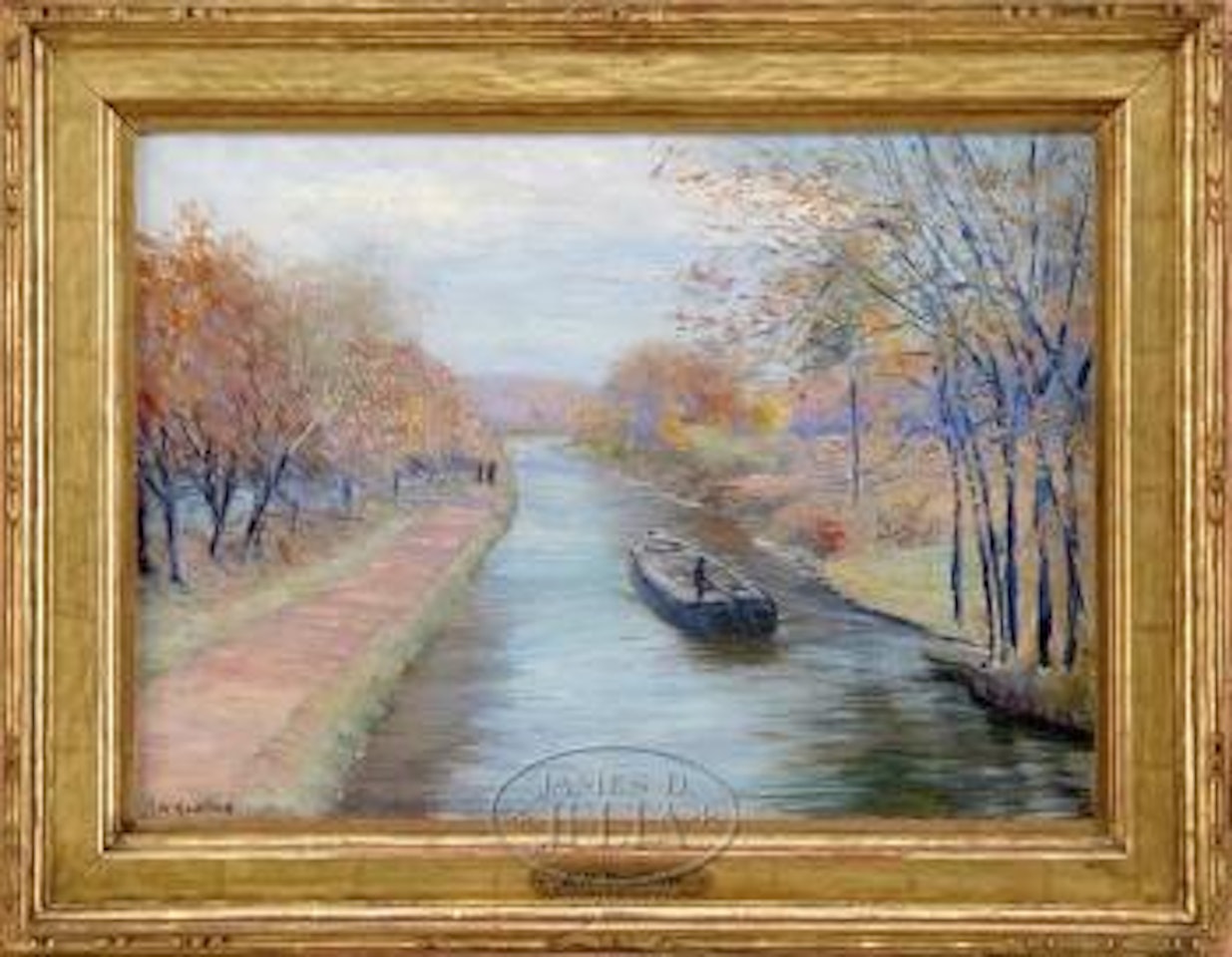New Hope, Pennsylvania Canal by Edward Willis Redfield