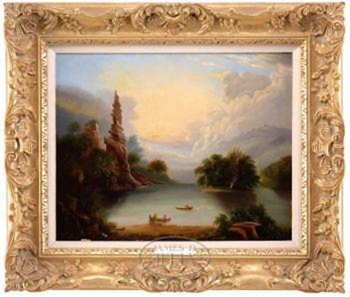 Fremont Lake Wind River Mountains by Alfred Jacob Miller