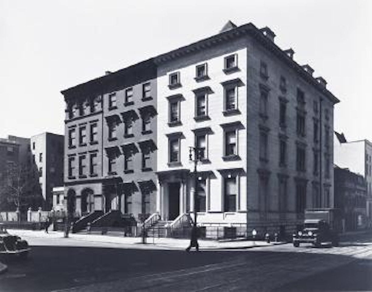 Fifth Avenue houses, numbers 4, 6 and 8, New York from Berenice Abbott, Retrospective by Berenice Abbott