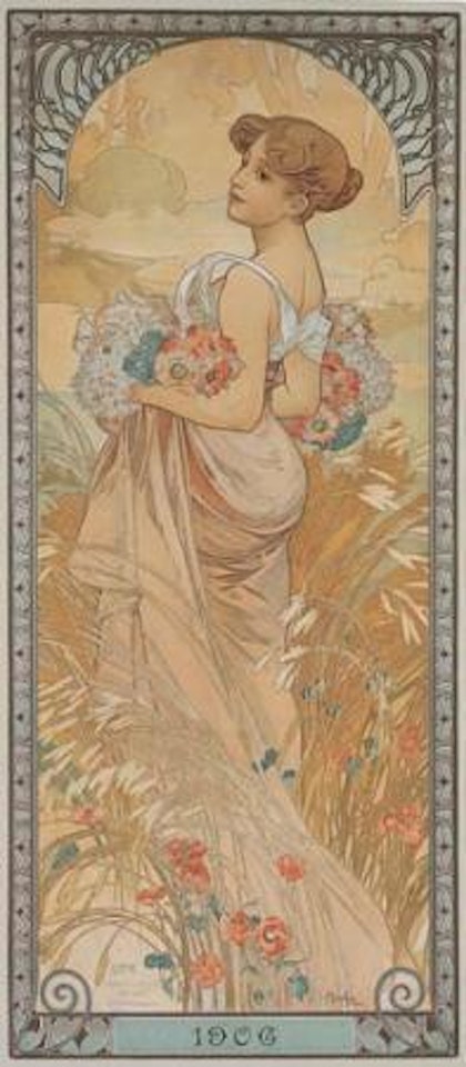 The seasons/summer by Alphonse Mucha