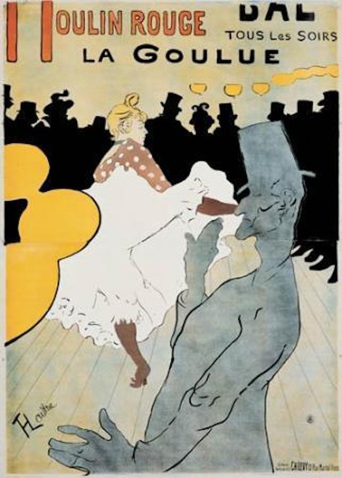 Moulin Rouge/La Goulue by Henri de Toulouse-Lautrec