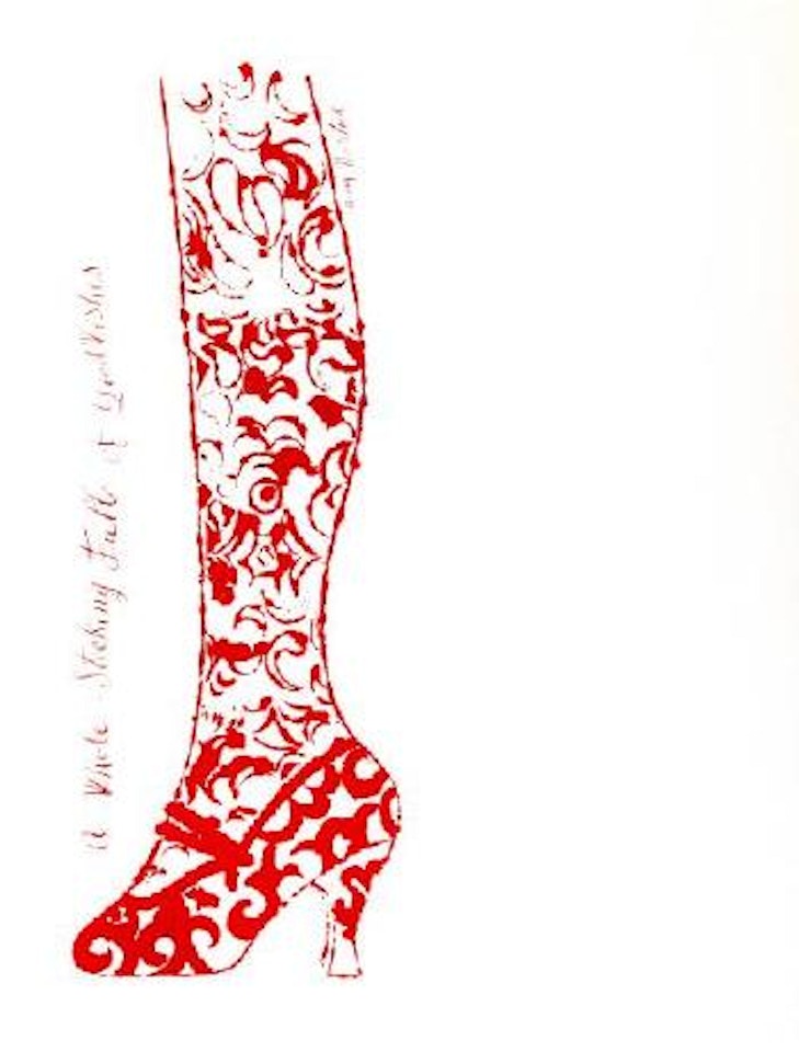 Whole Stocking Full of Good Wishes, from Shoe and Leg (cf. F./S. IV.85) by Andy Warhol