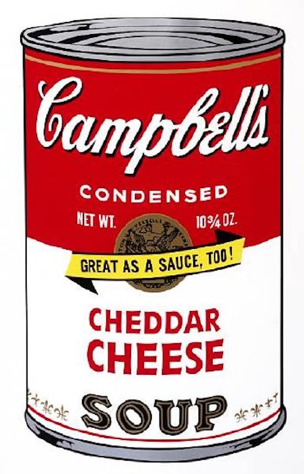 Cheddar Cheese, from Campbell's Soup II (F./S. II.63) by Andy Warhol