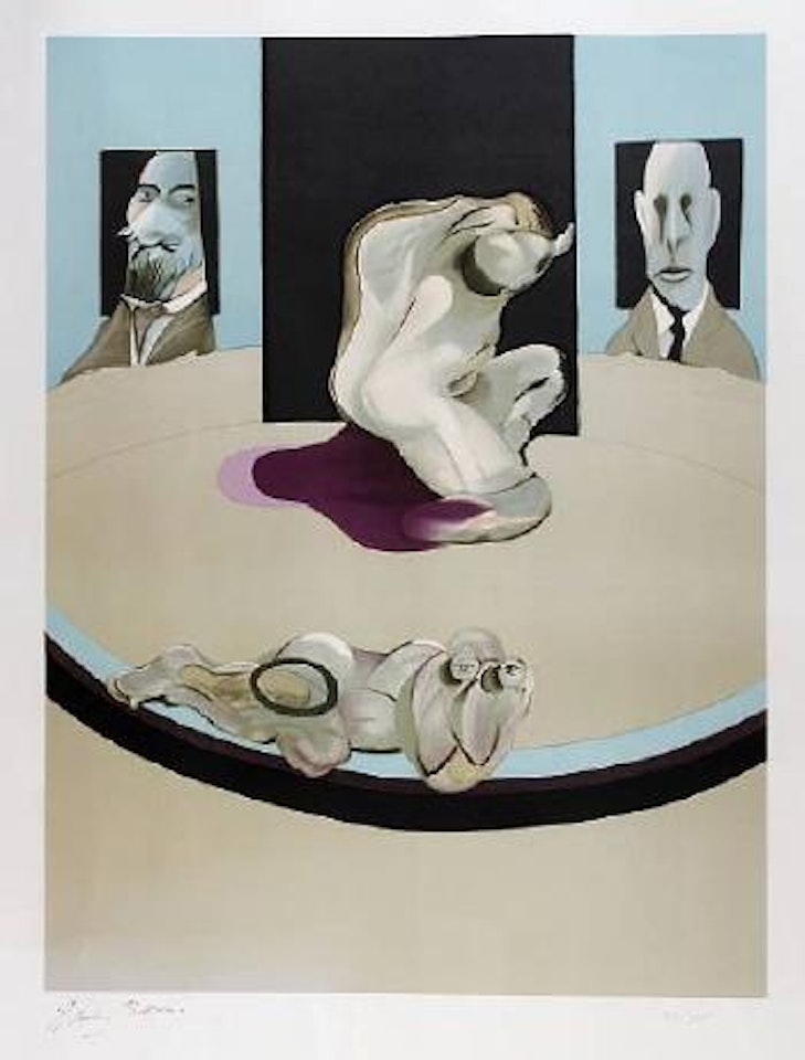 Metropolitan museum poster by Francis Bacon