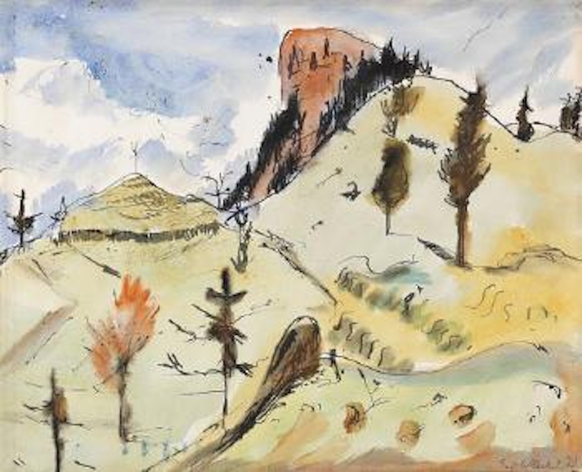 Gebirgslandschaft by Erich Heckel