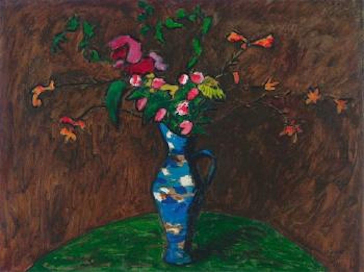 Gefleckte Vase by Gabriele Münter