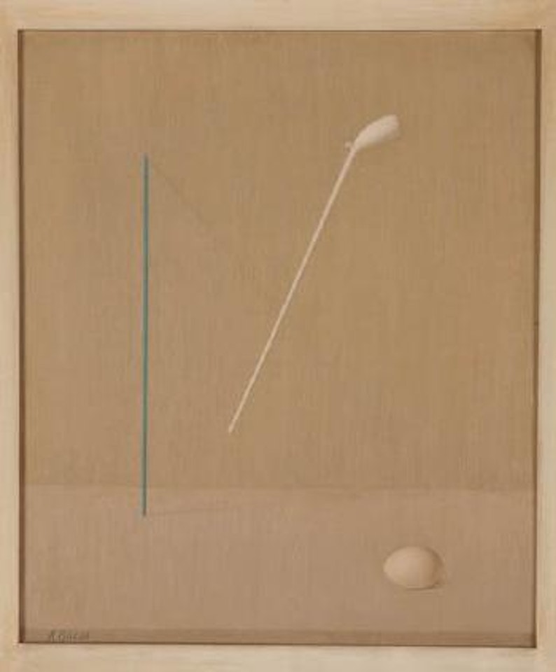 Still life (pipe and egg) by Antonio Bueno
