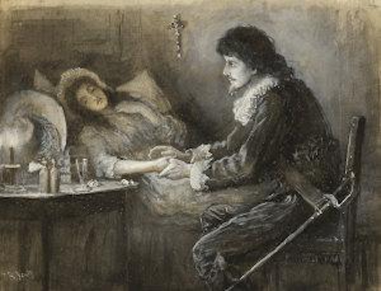 The sick bed by John Butler Yeats