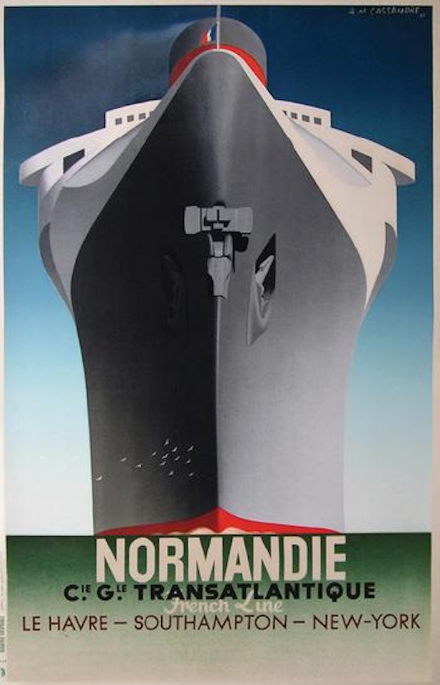 Normandie by Cassandre (Adolphe Jean-Marie Mouron)