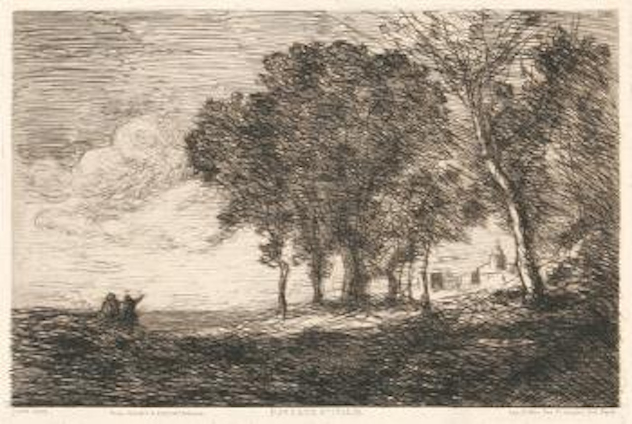 Paysage d'Italie by Jean Baptiste Camille Corot