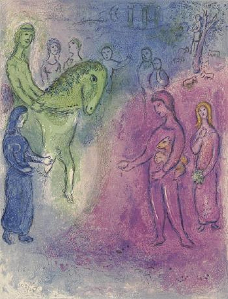 Arrive de Dionysophane by Marc Chagall