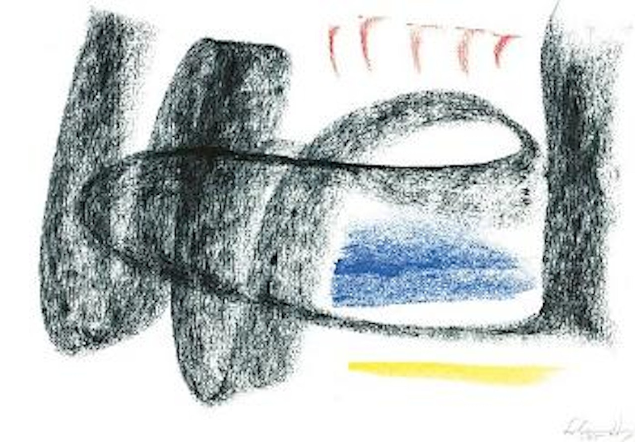 Composition abstraite by Gerard Schneider