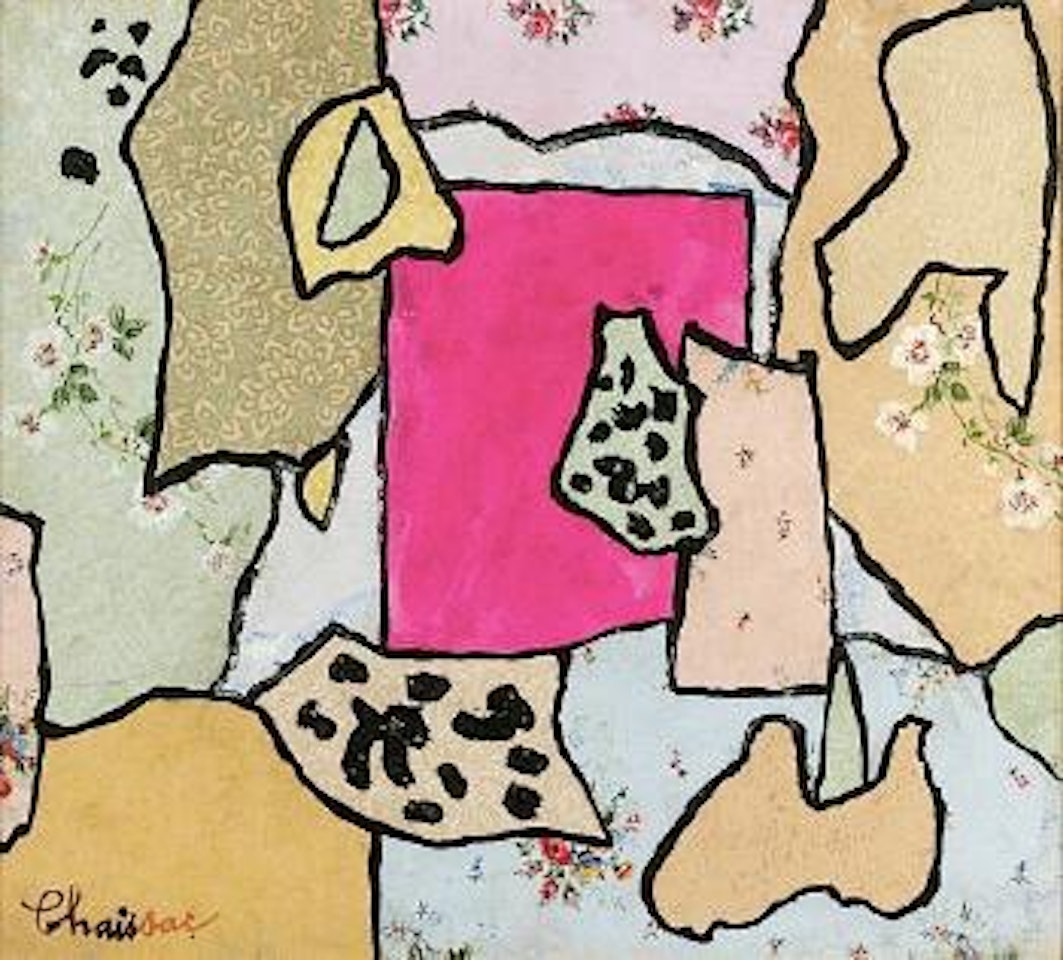 Composition abstraite by Gaston Chaissac