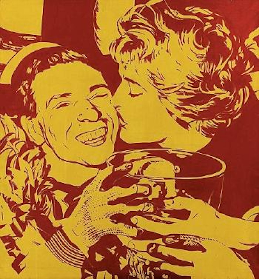 Le meilleur moment du GP, (d'apres photo X) by Bernard Rancillac