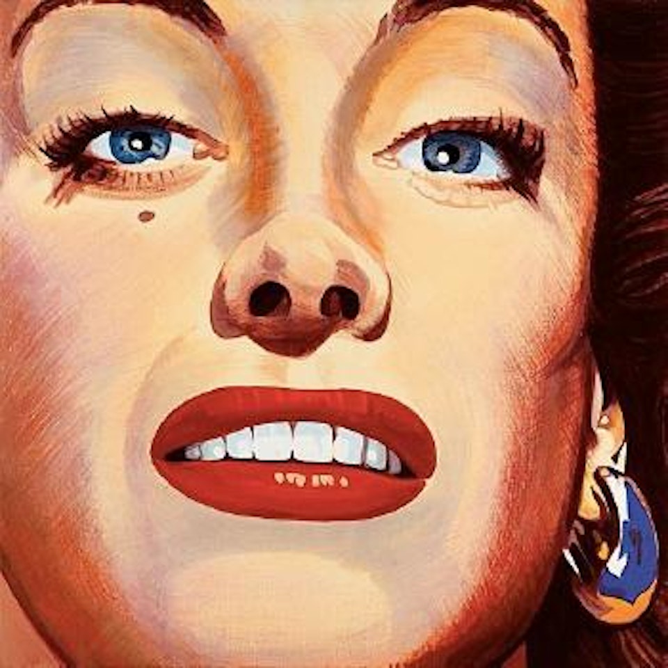 Joan d'apres Photo Warner by Bernard Rancillac