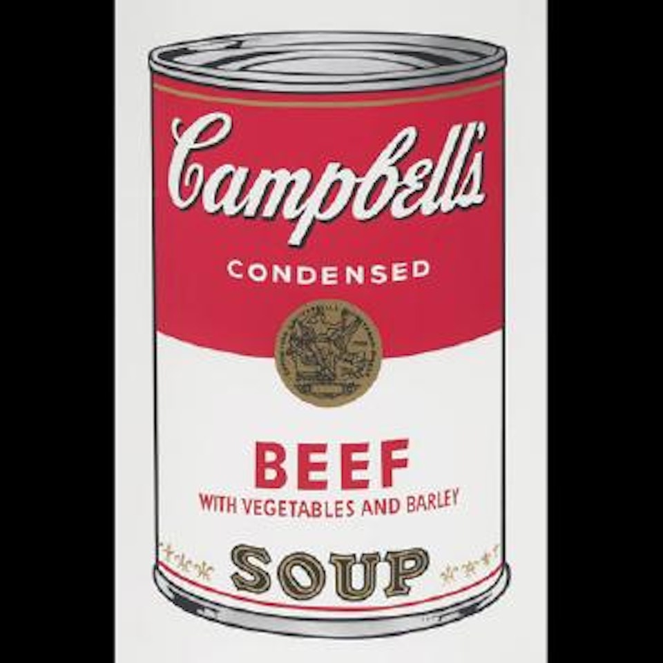 Beef with vegetables and barley (F. & S. II 49) by Andy Warhol